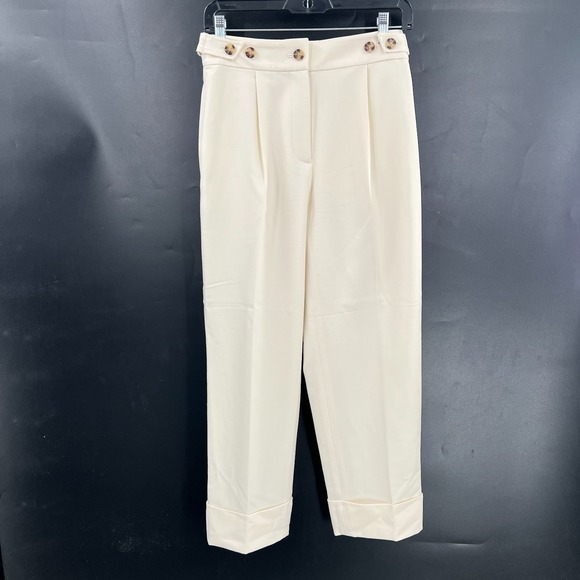 Club Monaco Pants - Club Monaco blogger favorite pleated cuffed wool trouser pants quiet luxury 0